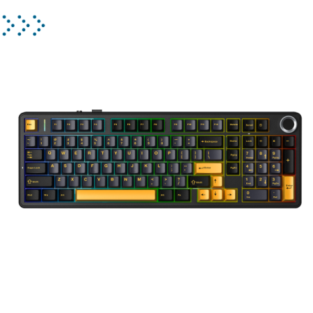 Клавиатуры AULA F99Pro Black-Dark Blue-Orange Клавиатуры AULA F99Pro Black-Dark Blue-Orange